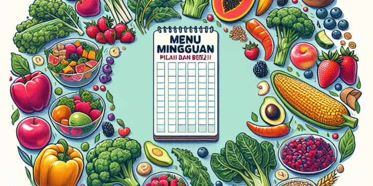 Menu Sehat Mingguan: Pilihan Lezat dan Bergizi