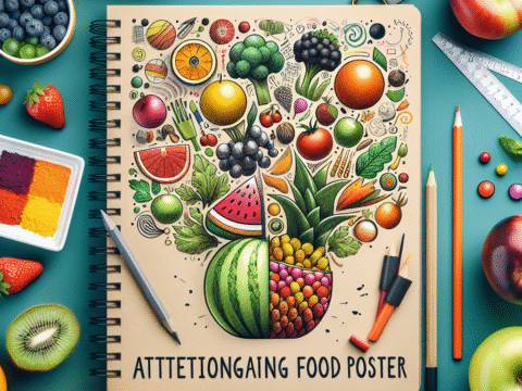 Ide Kreatif Desain Poster Makanan Sehat yang Menarik Perhatian
